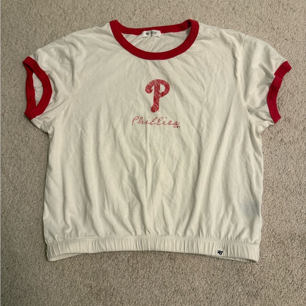'47 Phillies White and Red Dainty Tee - M